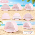 Tente de Plage Bébé Anti-UV - Rose clair ☀️